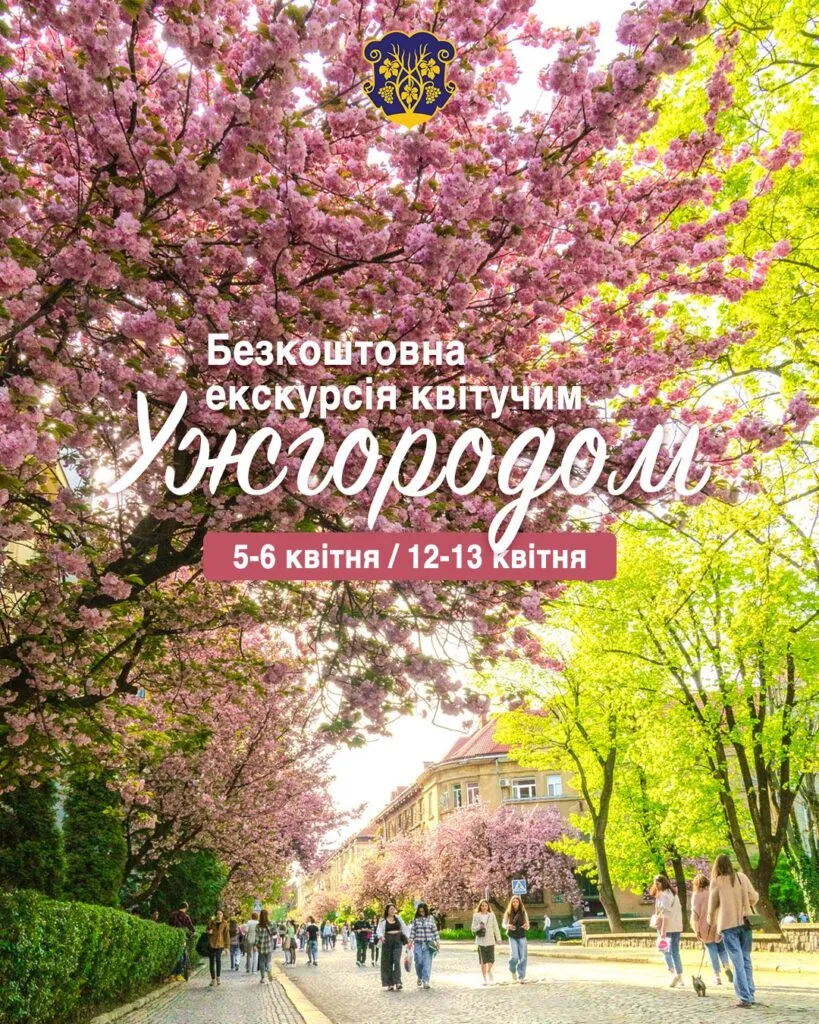 Ужгород в очікуванні рожевого дива: коли зацвітуть сакури та що приваблює туристів