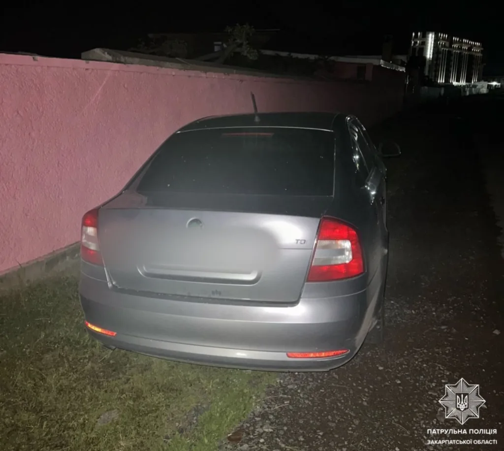 П’яний водій на Skoda спричинив аварійну ситуацію в Ужгороді