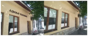 В Ужгороді триває демонтаж незаконних вивісок у центрі міста