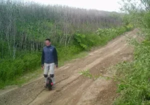 Ужгородець на моноколесі намагався незаконно потрапити до Словаччини