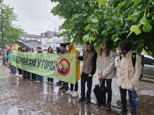 В Ужгороді екоактивісти вимагають перевірки будівництва вітряків на полонині Руна