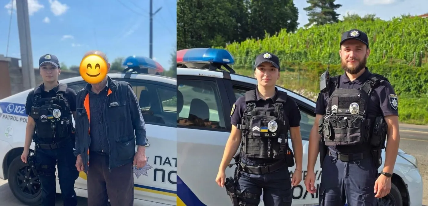 Ужгородські патрульні допомогли літньому чоловікові повернутися додому
