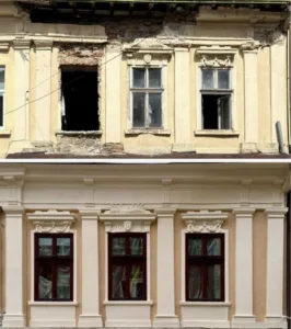 В Ужгороді відреставрували частину палацу Вайди, зберігаючи його автентичність