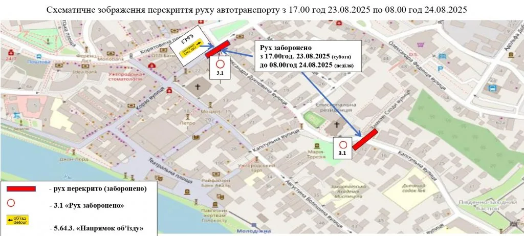 Важлива інформація для водіїв в Ужгороді Важлива інформація для водіїв в Ужгороді