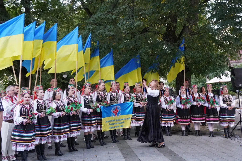 У 34-ту річницю Незалежності Ужгород вшанував пам’ять Августина Волошина