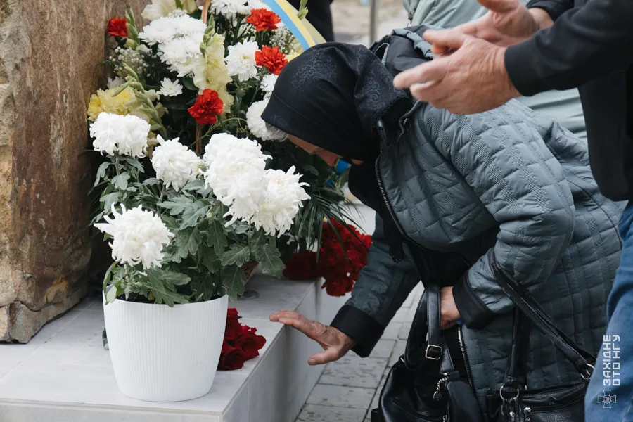 В Ужгороді урочисто відкрито меморіал пам’яті полеглих Героїв у День захисників і захисниць України