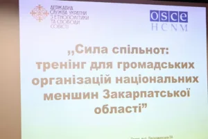 В Ужгороді відбувся важливий тренінг для нацспільнот Закарпаття: діалог про права та інтеграцію