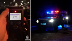 🚔 На Закарпатті патрульні затримали нетверезого водія BMW: рівень алкоголю значно перевищував норму