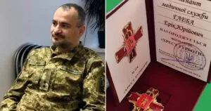 Ужгородський військовий лікар Ерік Глеба відзначений нагородою «Хрест Турботи»
