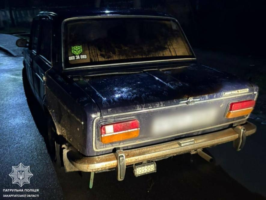 Ужгород: водія без прав та з ознаками сп’яніння оштрафували на понад 75 тисяч гривень