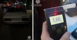 П’яний водій у Ужгороді: патрульні виявили ознаки сп’яніння та порушень ПДР