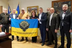 Ужгород отримав почесний прапор 110-ї окремої механізованої бригади