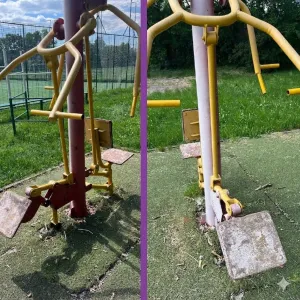 Занедбаний спортмайданчик у Радванці: мешканці скаржаться на відсутність ремонту