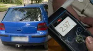 У Ужгороді правоохоронці виявили пяного водія, який вчинив аварію та втік
