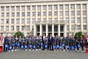 У Ужгороді відбулося урочисте вітання жіночого футбольного клубу Ужгород з визначним спортивним досягненням