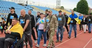 У Ужгороді відбувся захід «Хода незламних» за участю ветеранів та родин захисників