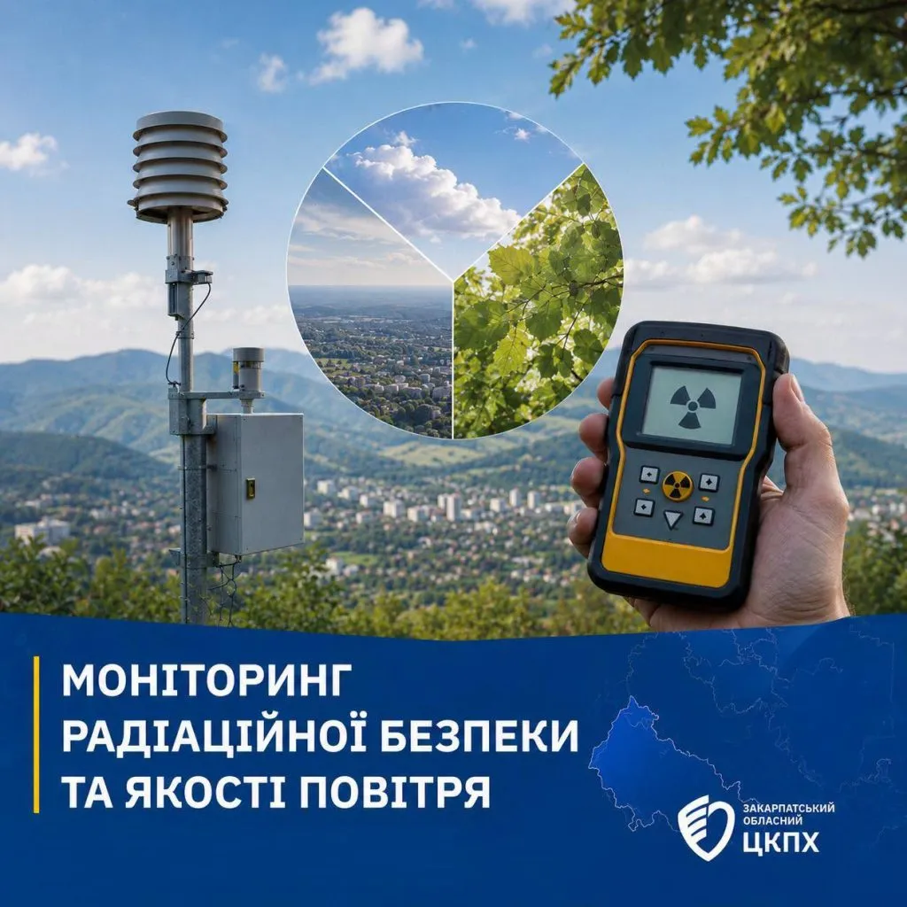 Екологічна ситуація на Закарпатті: які показники повітря та радіації зафіксовані цього тижня