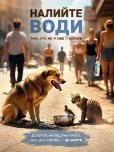 Порятунок від спеки: чому важливо залишати воду для безпритульних тварин