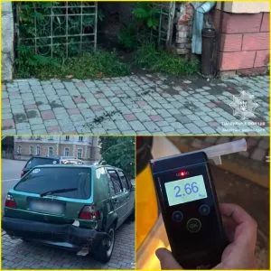 П’яна водійка без прав спровокувала ДТП в Ужгороді