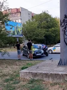 ДТП на вулиці Легоцького: зіткнення мотоцикла з автомобілем
