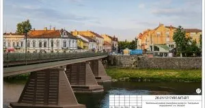 В Ужгороді розпочинають підготовку до капітального ремонту пішохідного мосту