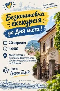 Відсвяткуйте день народження Ужгорода на безкоштовній пішій прогулянці