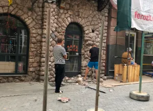В Ужгороді реставрують історичну будівлю аптекаря Теленді