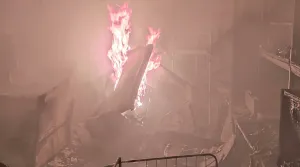 В Ужгороді двічі за добу горіла будівля на вулиці Духновича